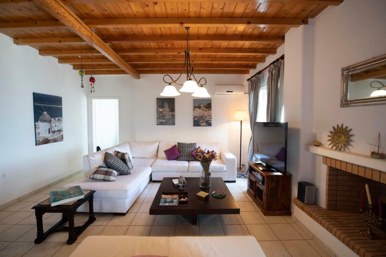 Siourdas Mykonos Villas Agios Sostis  ภายนอก รูปภาพ