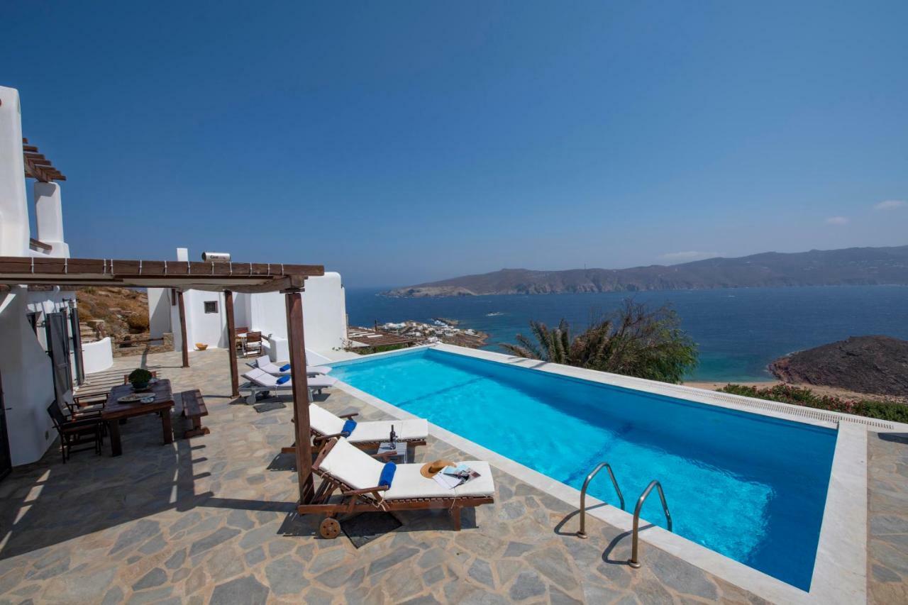 Siourdas Mykonos Villas Agios Sostis  ภายนอก รูปภาพ